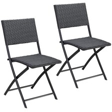 Casaria Set 2 Sedie Pieghevoli