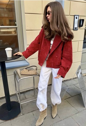Bomber zara 100 pelle - zara,