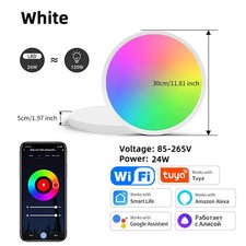 Plafoniera A LED Tuya 24W Wifi