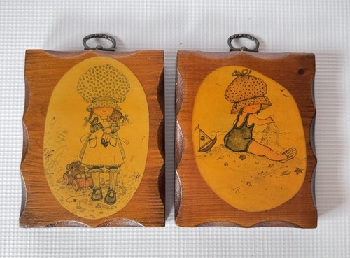 Vintage holly hobbie style - vintage,