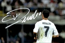 fotografia picture signed autografata Cristiano Ronaldo C7 300 euro (15x10 cm) 2