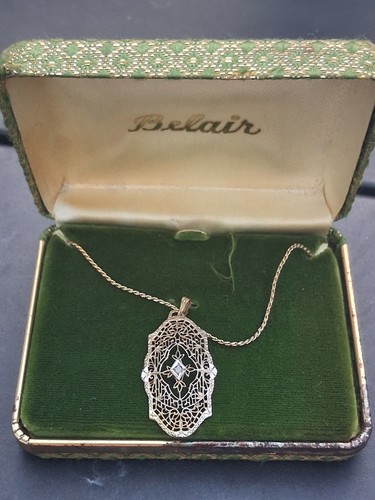 Collana filigrana vintage 1925 - collana,
