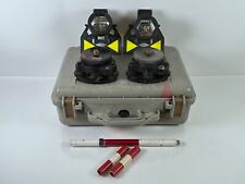 Geodimetro Prisma Supporto Bersaglio Coppia Wild Tribrach, con Custodia