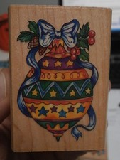 Timbro Natale palla addobbo albero " Stamperia by Box "  