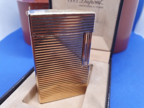 Accendino dupont laminato - laminato, oro