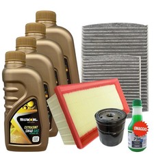 Kit Tagliando Citroen C3 1.2 VTi III C4 Cactus DS3 3 Filtro 4 Olio 5W40 Siroil