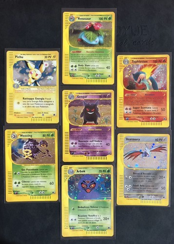 Lotto carte pokemon holo - lotto, 7