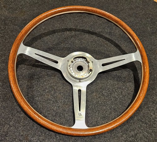 Volante legno alluminio - in,