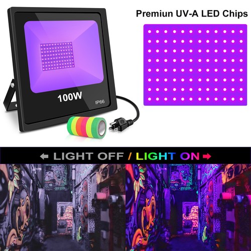 Lampada led nera luce - led, 100