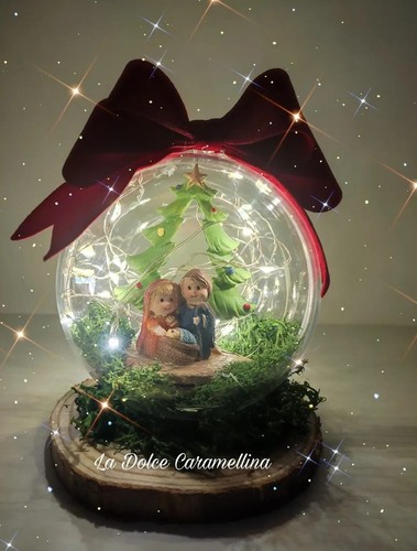 Pallina sfera natale natività - pallina,