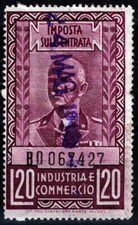 REGNO 1940 - Imposta sull'entrata industria e commercio (USATO)