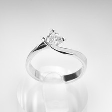 Anello ring solitario