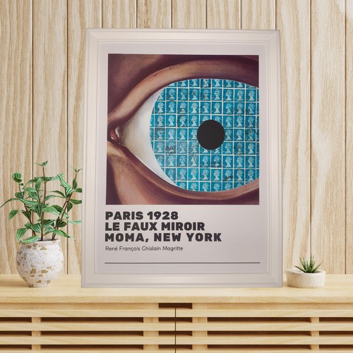 Quadro moderno magritte - quadro,