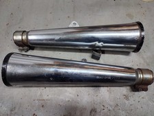MARMITTE MUFFLERS SILENZIATORI  HONDA VF 750 CUSTOM CROMATO CHIARO - SANKEY 2113