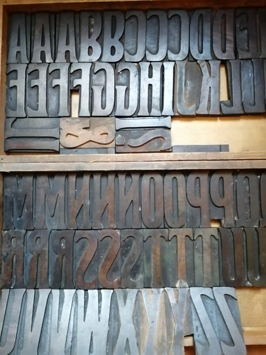 Caratteri tipografici legno - caratteri,