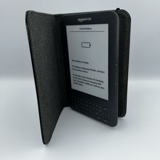 Amazon Kindle eReader 3a Generazione Tastiera WiFi D00901 + Folio — Ha Bisogno di Batteria Nuova