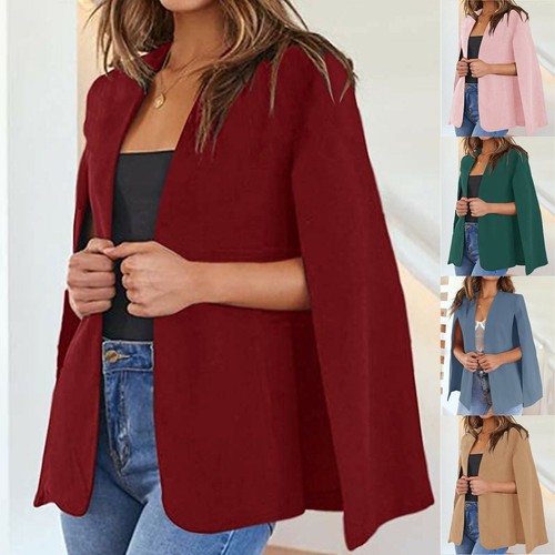 Blazer donna mantello manica