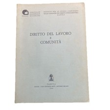 diritto del lavoro e comunità