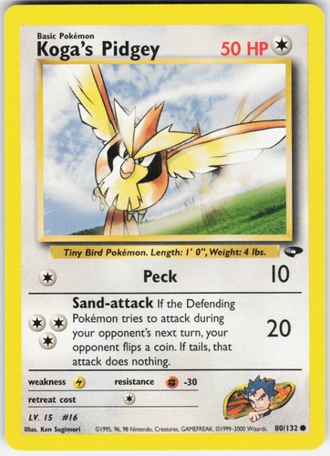 Pokemon koga pidgey - pokemon,
