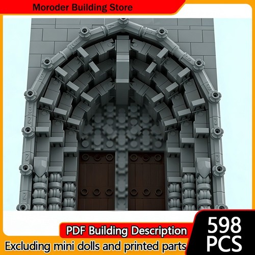 Castello medievale modello moc - castello,