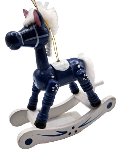 Cavallo dondolo legno - cavallo,