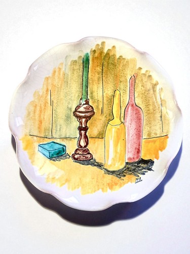 Piatto ornamentale - , in