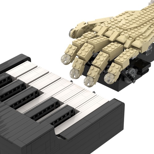 Scultura mano per pianoforte - a,