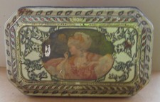 LEONE TORINO PASTIGLIE SENATEUR SCATOLA DI IN LATTA TIN BOX DECO LIBERTY DAMINA 