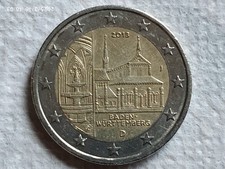 2 EURO GERMANIA 2013 CATTEDRALE DI BADEN WURTTEMBERG Zecca J Bella