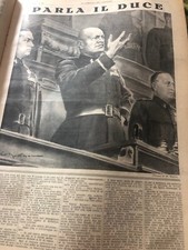 La Domenica del Corriere 24 1941 Tobruk Galla Sidama PARLA IL DUCE MUSSOLINI