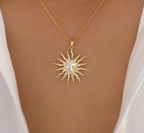 Collana catena maglia - , placcata