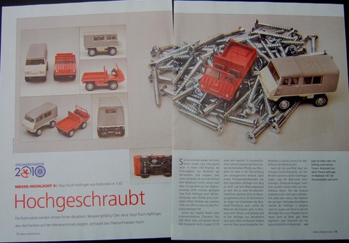 Steyr puch haflinger 87 - in, 1-87