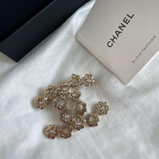 CHANEL Spilla Logo Fiore