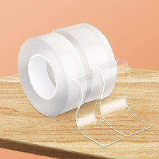 Paraspigoli per Bambini Trasparente, 10M Pre-Nastro Adesivo Extra Forte Nano Tap