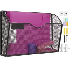 1 Pocket Mesh Wall File Holder