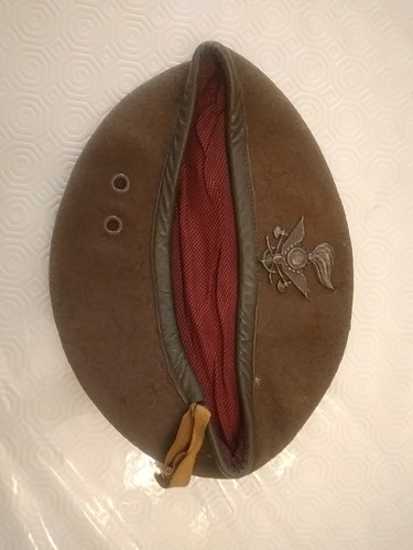 Basco panno kaki anni 70 - basco,