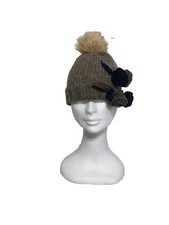 LAURA BIAGIOTTI CAPPELLO CUFFIA TAUPE'