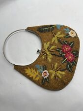 Borsetta In Perline Fatto A Mano Artigianale Vintage Donna Bag Spalla Mano
