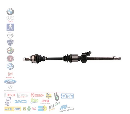 Semiasse semi albero anteriore - semiasse,
