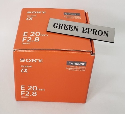 Sony digital camera prime lens - sony,