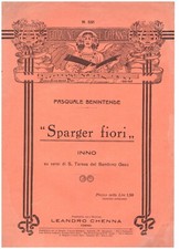 Sparger fiori, inno su versi di Santa Teresa di Gesù, Pasquale Benintende,Torino