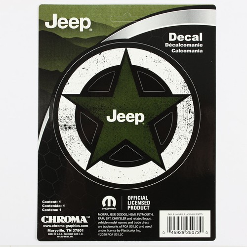 Adesivo logo jeep star stella - logo,