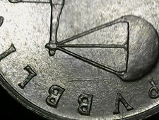 1 LIRA 1958 ERRORE - LINEE IN RILIEVO A SX DELLA BILANCIA AL DRITTO [U076]