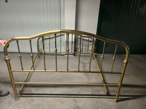Letto matrimoniale ottone - letto, in
