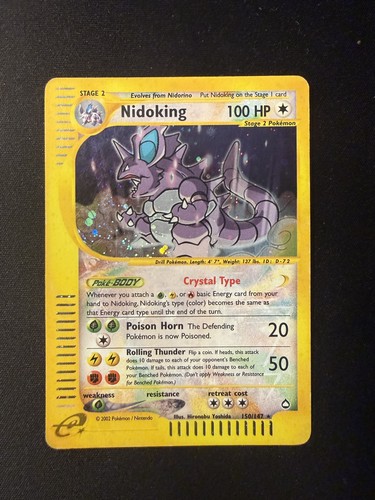 Nidoking crystal type - nidoking,