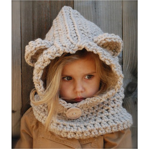 Cappello cappuccio orso