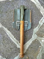 Badiletto / piccozzino Bundeswehr BW pieghevole anni 60 con custodia