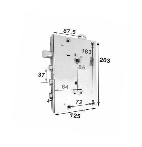 Serratura cisa 57515 doppia - cisa,