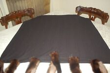 Sciarpa da donna a stola, Nera, Code visone, 80cm x 160cm, usata