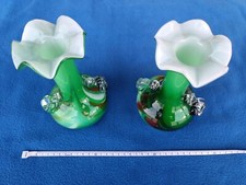 Coppia di vasi Murano vetro